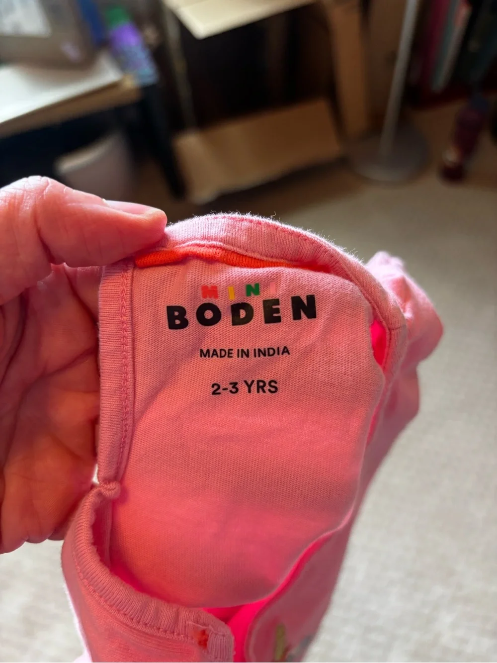 Mini Boden Kids' Embroidered Unicorn T-Shirt